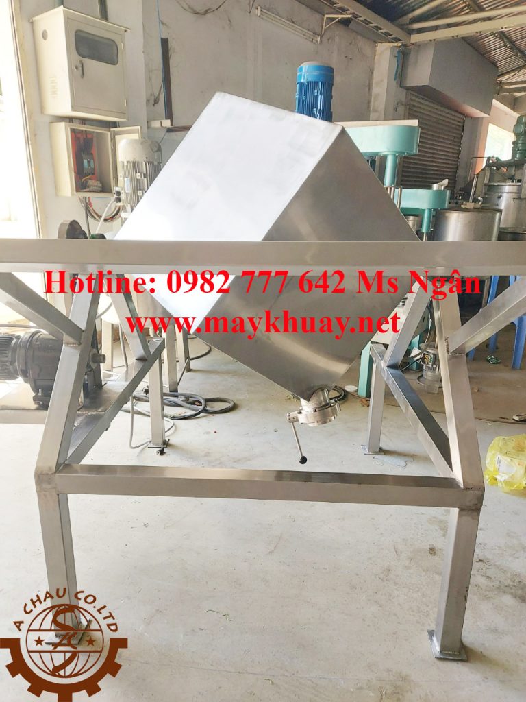 Máy trộn bột khô lập phương 50kg