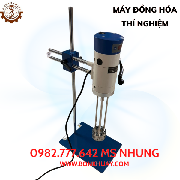 Máy nhũ hóa thực phẩm thí nghiệm 1- 10 lít