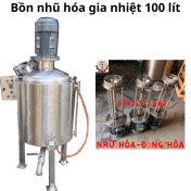 Bồn nhũ hóa gia nhiệt thực phẩm 150 lít