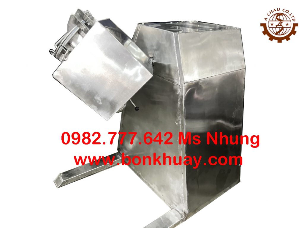 Máy trộn bột lập phương inox 304