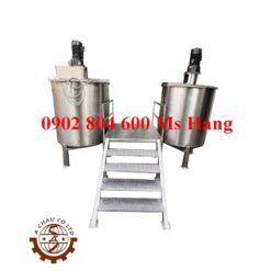 Bồn khuấy công nghiệp kết hợp sàn thao tác