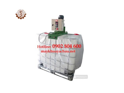 Máy khuấy nước rửa chén thùng IBC 1000 lít