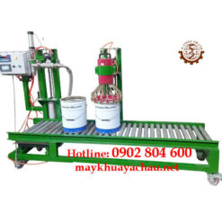 Máy chiết rót kết hợp siết nắp thùng