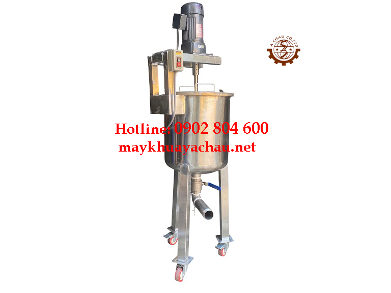 Bồn khuấy hóa chất có bánh xe