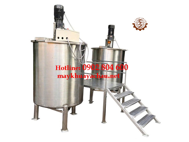 Bồn khuấy điện kèm sàn thao tác