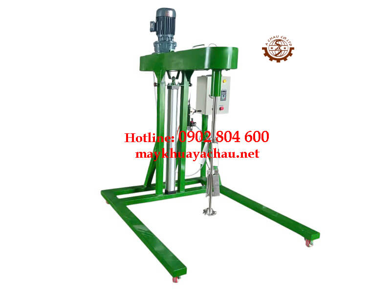 Máy khuấy phân bón lá 1000 lít thùng IBC