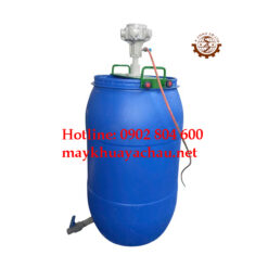 Máy khuấy khí nén gá thùng phuy