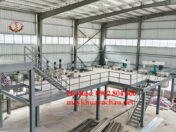 Máy khuấy sơn kèm sàn thao tác
