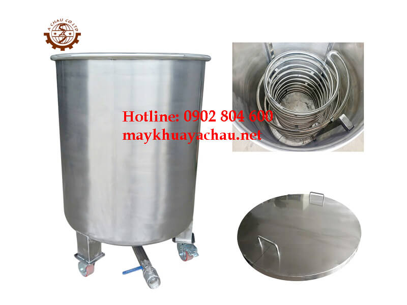 Bồn giải nhiệt ống xoắn 500 lít