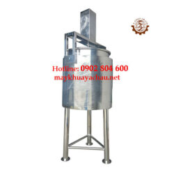 Bồn khuấy gia nhiệt dược phẩm bóng gương 500 lít
