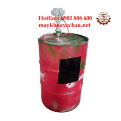 Máy khuấy khí nén gắn lỗ miệng thùng phuy