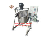 Bồn khuấy giải nhiệt nghiêng thùng đổ liệu
