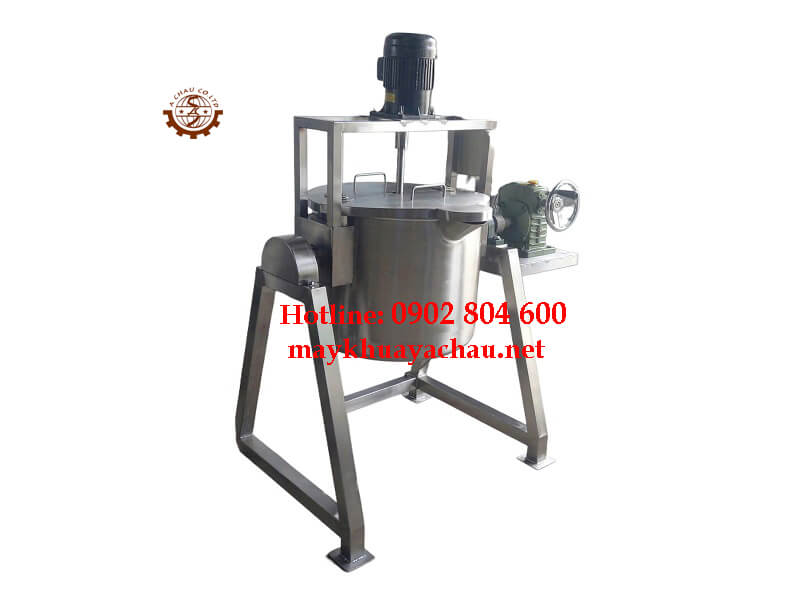 Bồn khuấy hóa chất nghiêng thùng đổ liệu