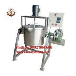 Bồn khuấy hút chân không nghiêng thùng đổ liệu