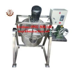 Bồn khuấy inox nghiêng thùng đổ liệu