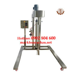 Máy khuấy inox nâng hạ thùng IBC 1000 lít