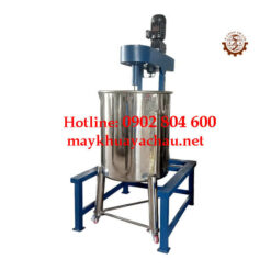 Máy khuấy mỡ bò 300 lít kết hợp bồn chứa inox