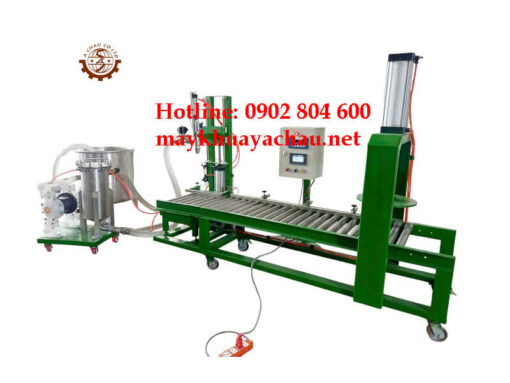 Máy chiết sơn kết hợp lọc và đóng nắp