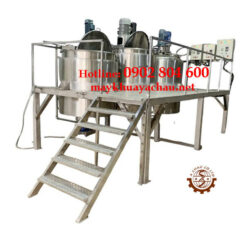 Hệ thống bồn khuấy gia nhiệt dầu gội