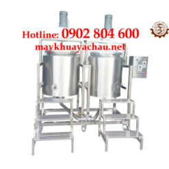 Bộ đôi bồn khuấy gia nhiệt 500 lít có cầu thang