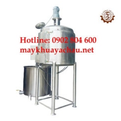 Bồn khuấy gia nhiệt 1000 lít kết hợp bồn chúa liệu