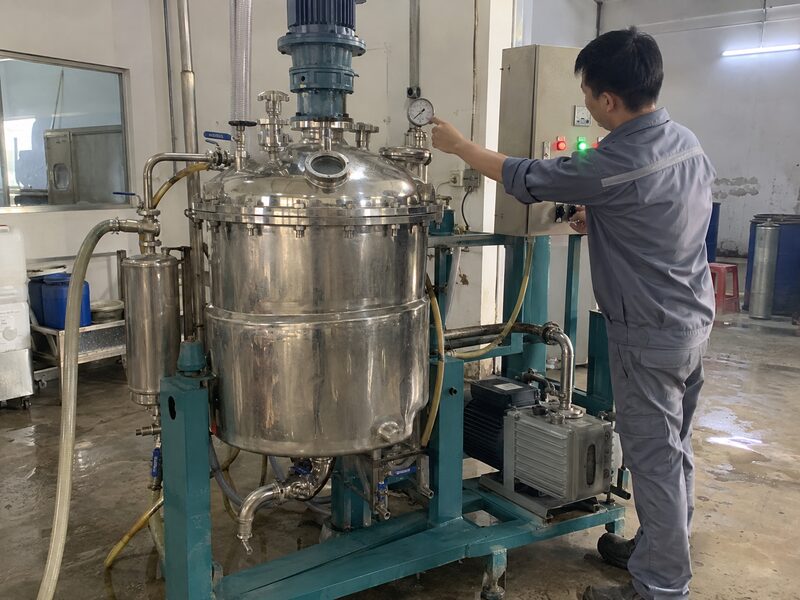 Hệ thống máy nhũ hóa hút chân không Á Châu