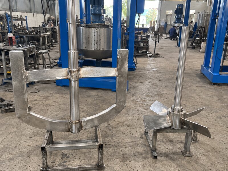 So sánh cánh neo và cánh turbine cho máy khuấy hóa chất