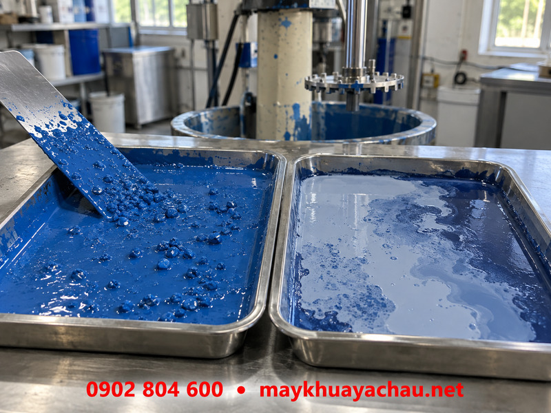 Phân biệt sơn bị lợn cợn và sơn bị nổi màu