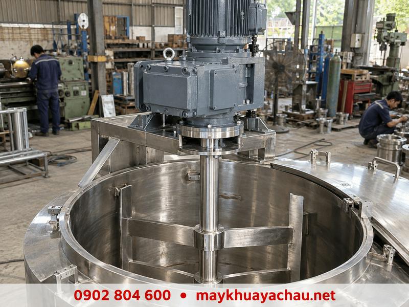 Motor máy khuấy giảm tốc có mô-men xoắn lớn