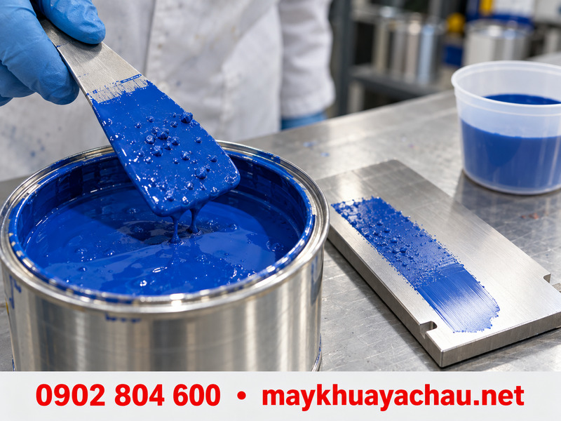 Sơn bị lợn cợn do pigment phân tán chưa đạt