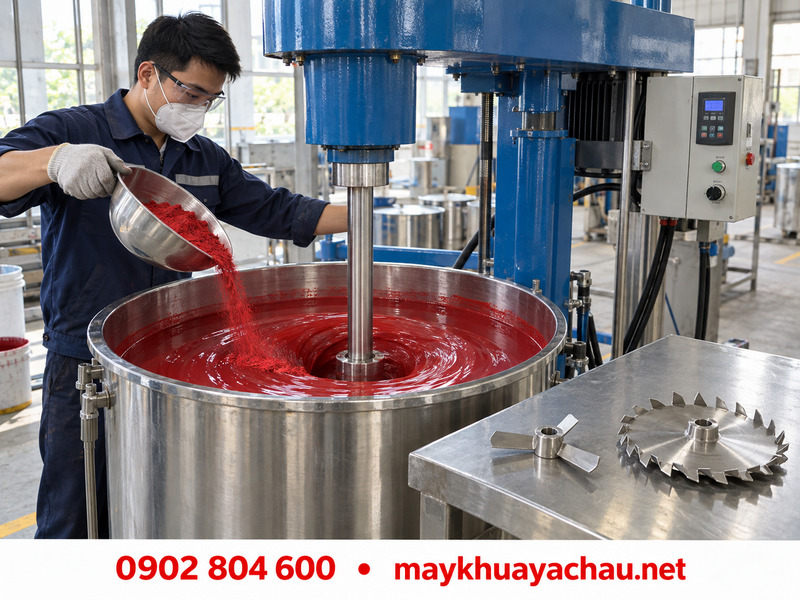 Nguyên nhân sơn bị lợn cợn sau khi khuấy
