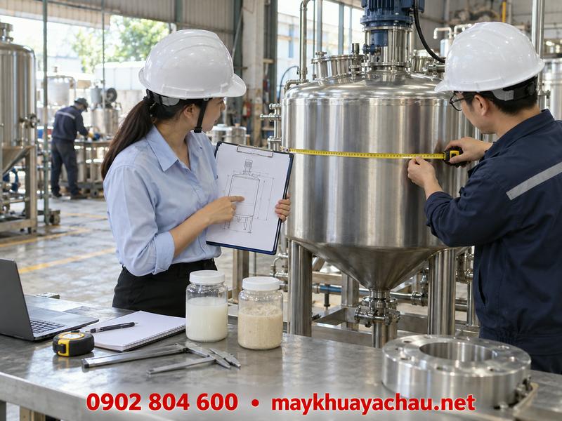 Thông tin cần cung cấp khi chọn motor máy khuấy