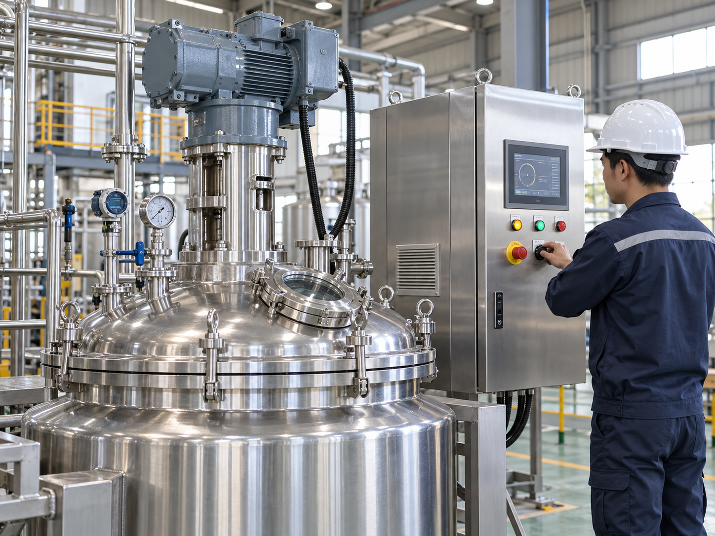 Biến tần và tính năng bổ sung ảnh hưởng đến giá máy khuấy công nghiệp