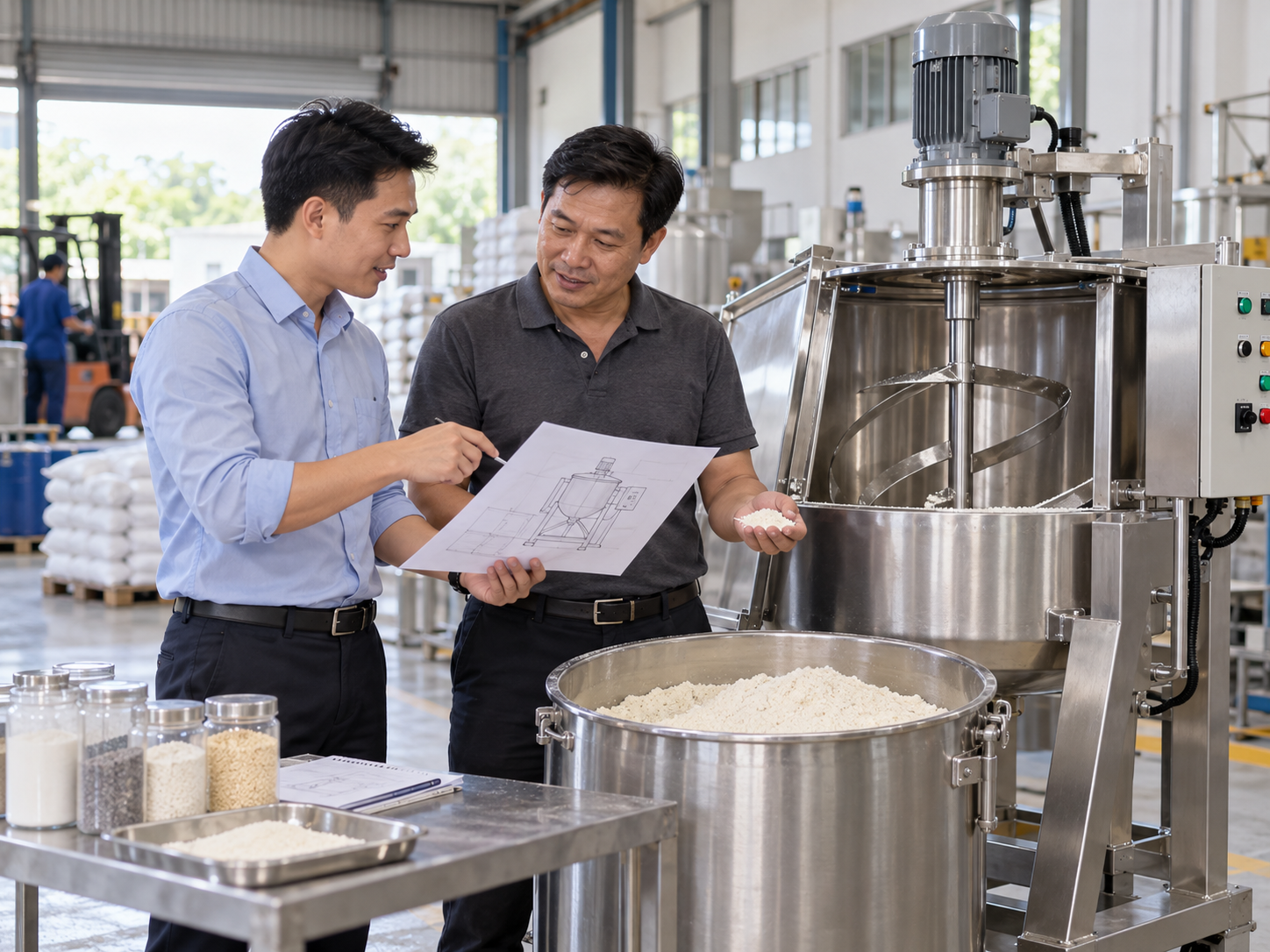 Tư vấn báo giá máy khuấy công nghiệp theo nguyên liệu thực tế
